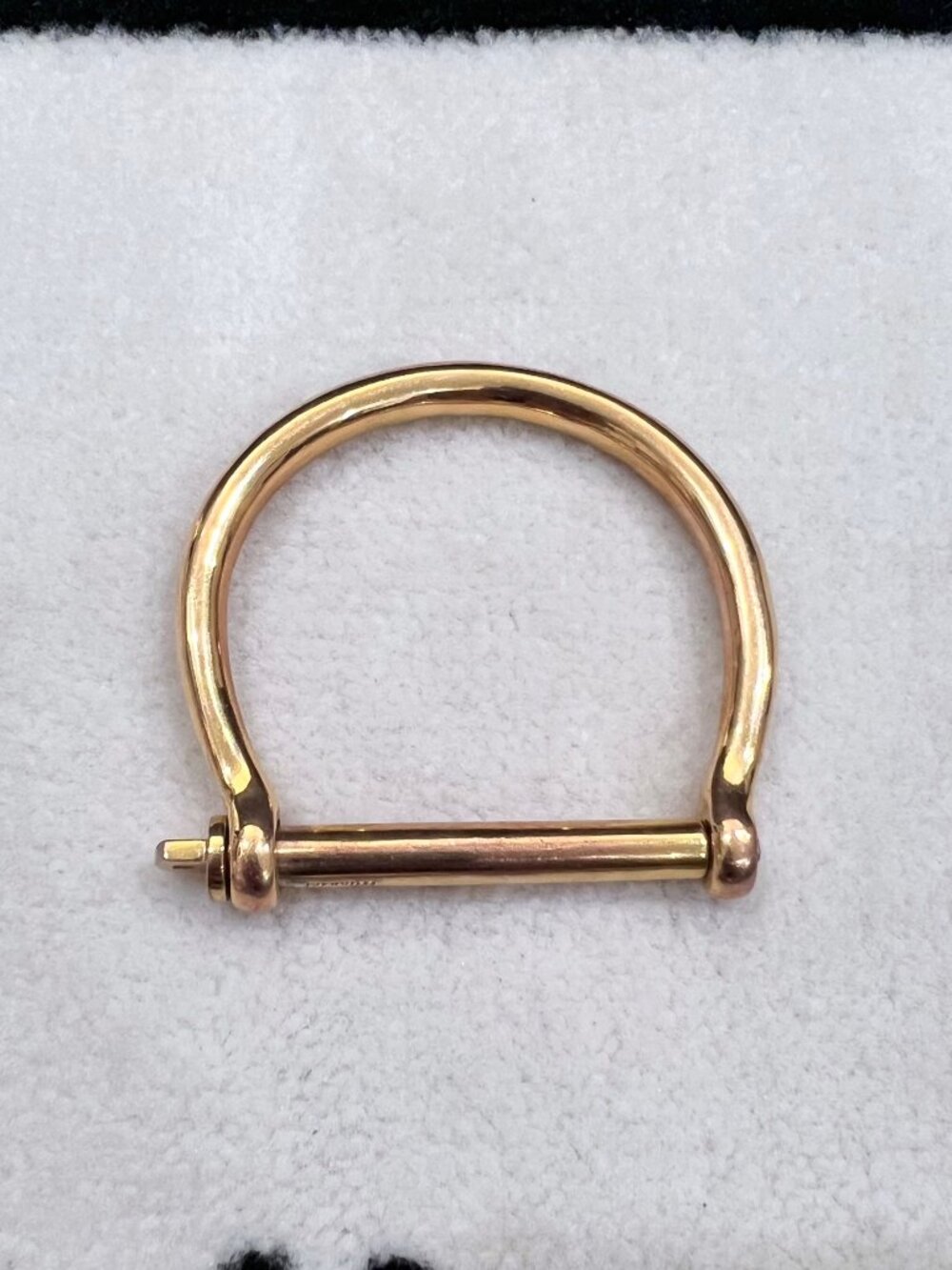 Miansai 18k Gold Plated Screw Cuff Bangle Bracelet